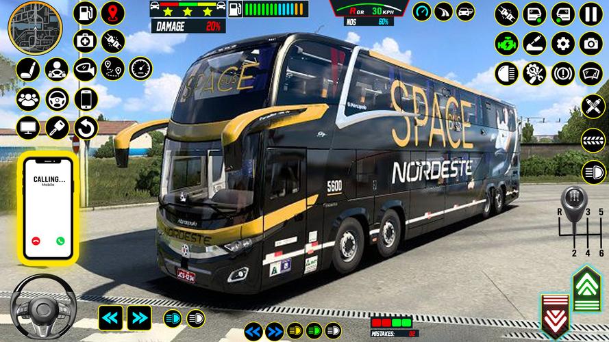 Bus Games 2023 Coach Bus Game 스크린샷 1