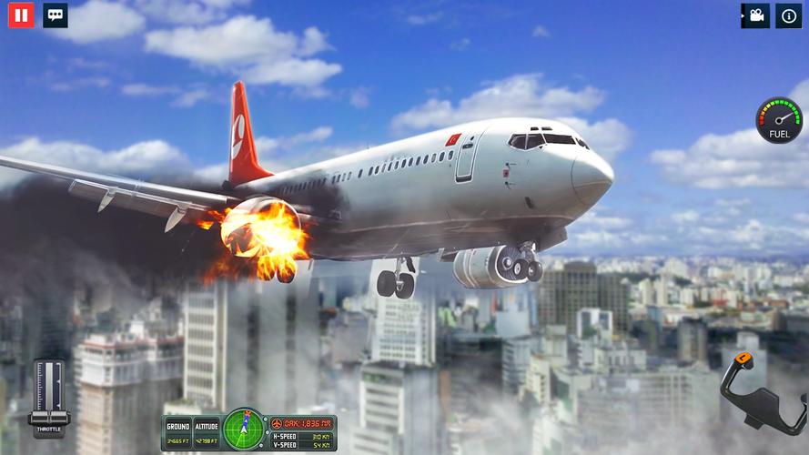 Airbus Simulator Airplane Game स्क्रीनशॉट 3