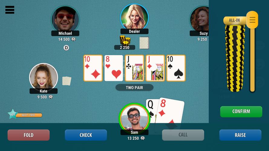 Kindza Poker Screenshot 3