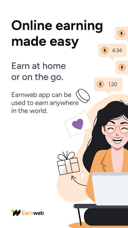 Earnweb: Earning app & website Captura de tela 1