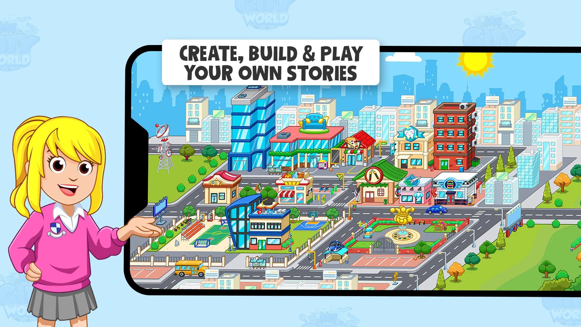 My Town World - Mega Doll City Screenshot 1