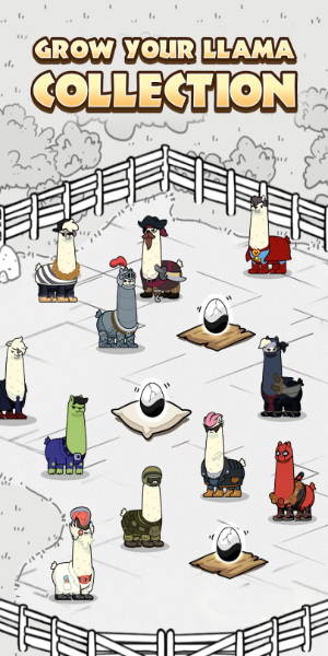 Mutant Llama: IDLE Breed Games Captura de pantalla 1