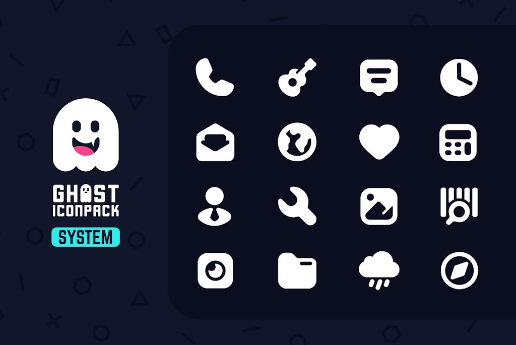 Ghost IconPack Captura de tela 1