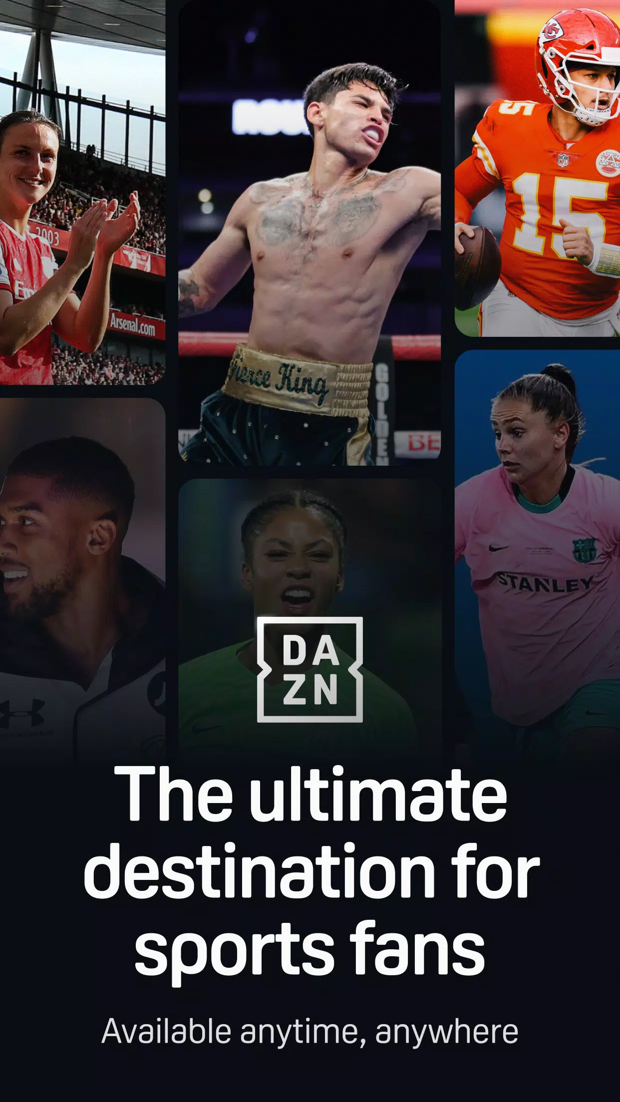 DAZN - Watch Live Sports Скриншот 1