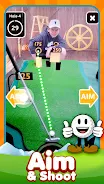 OneShot Golf - Robot Golf Game Captura de pantalla 1