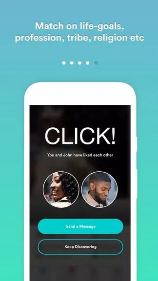 Africlick - African Black Dating & Networking App Screenshot 3