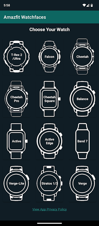 Watchfaces for Amazfit Watches Captura de pantalla 1