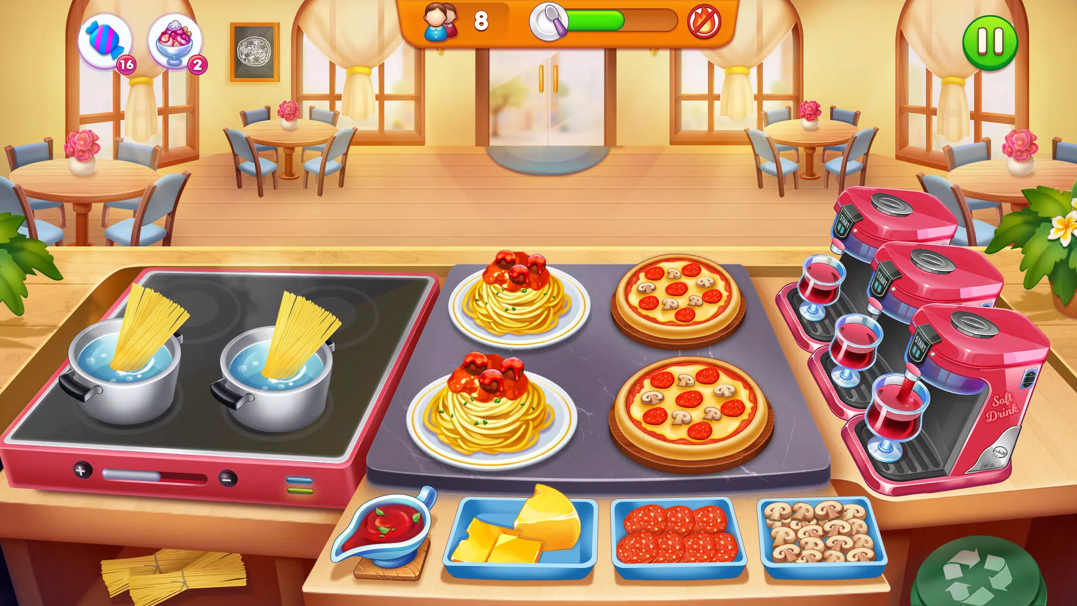 Cooking Restaurant Food Games スクリーンショット 2