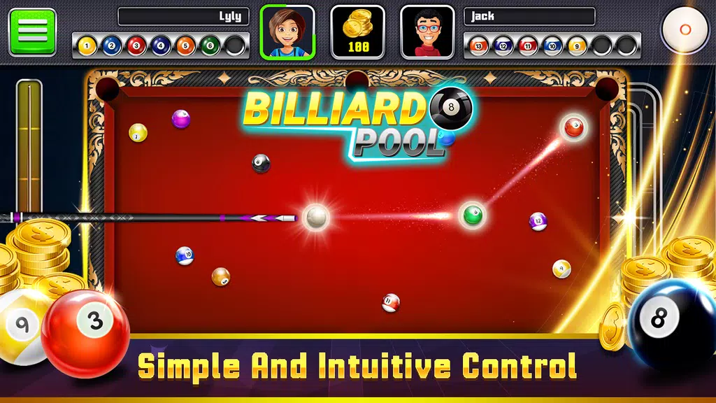 Billiards 8 ball Captura de tela 1