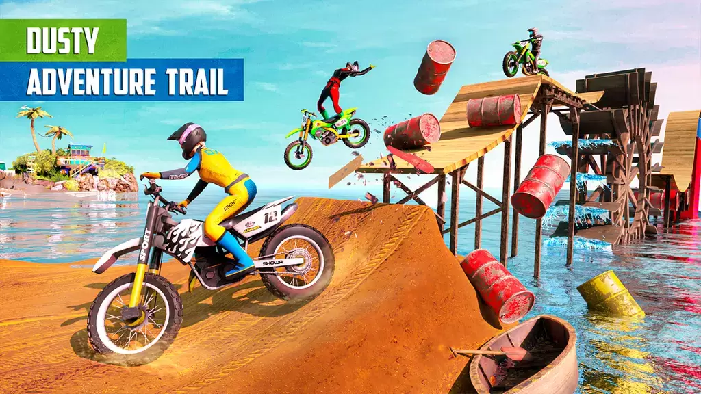 Bike Stunt Heroes: Bike Games Capture d'écran 1