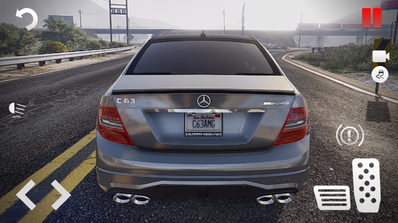 Car Driver Mercedes C-Class 63 스크린샷 2