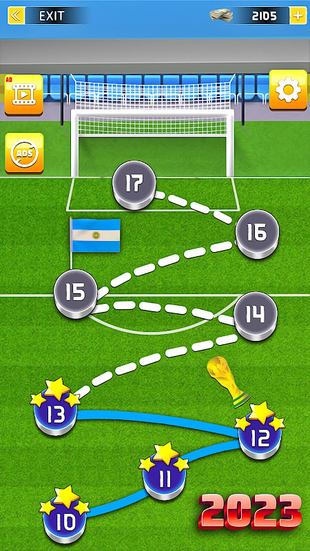 World Football Games Offline Скриншот 3