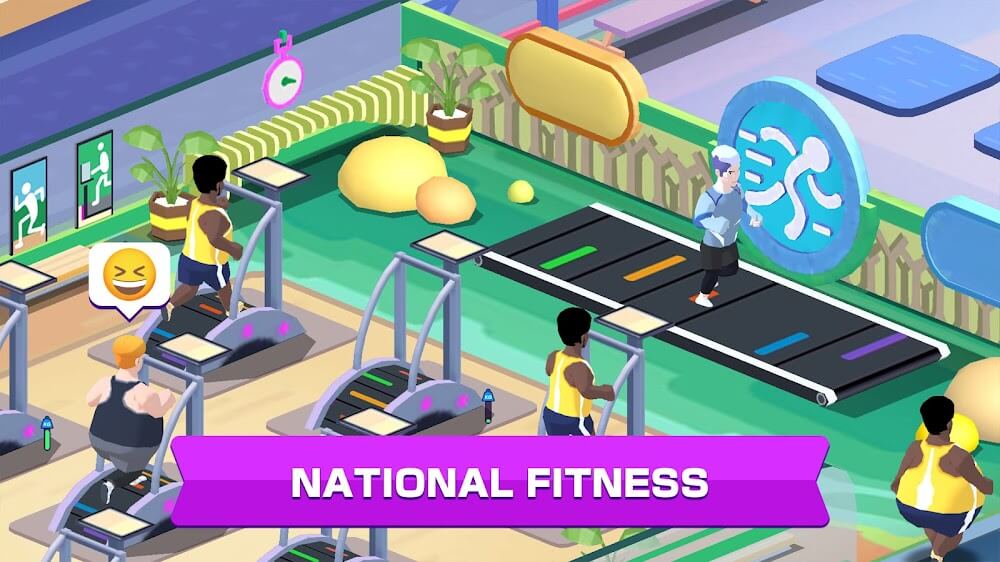 Fitness Club Tycoon Mod स्क्रीनशॉट 1