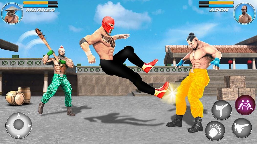 Kung Fu karate Game Offline 3D Mod Captura de tela 3