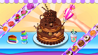 Sweet Cake Maker Cake Game Captura de pantalla 2