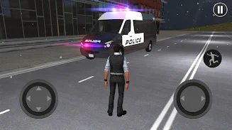 American Police Van Driving Screenshot 2