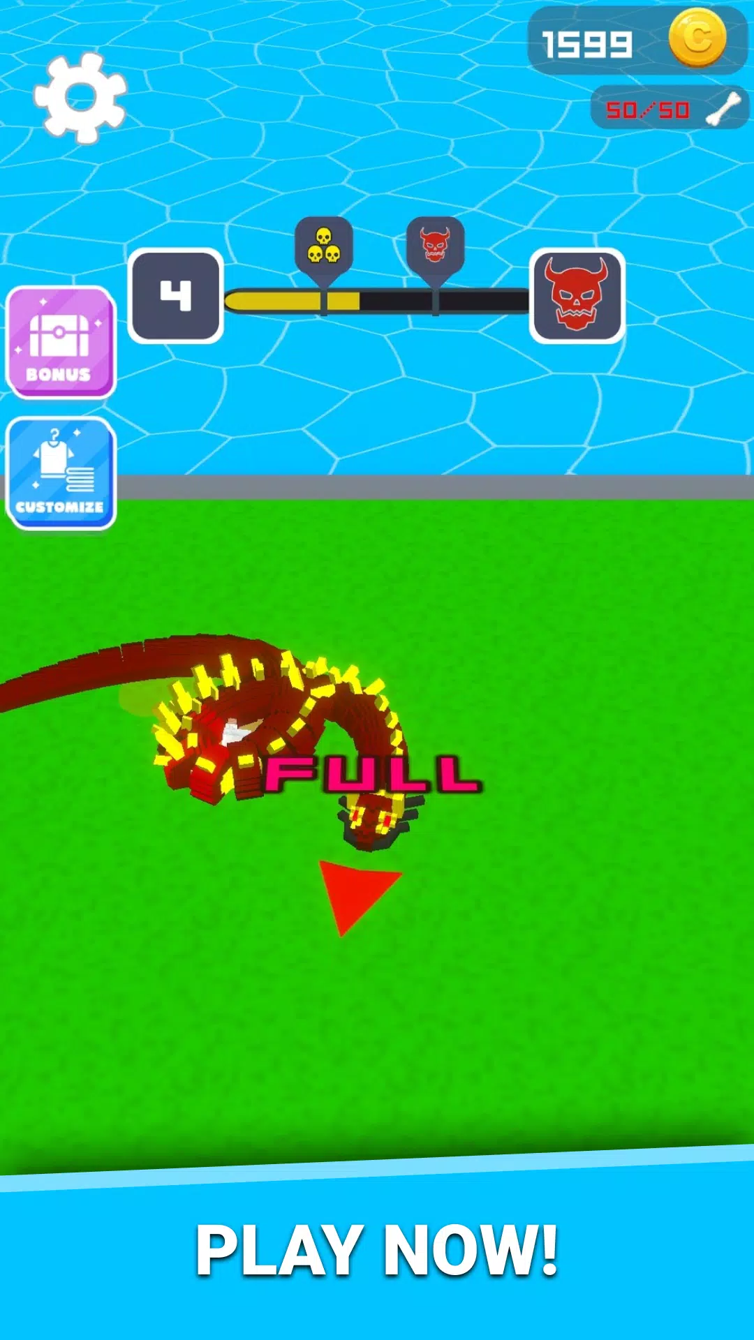 Crusher snake: Sneaky Snake 스크린샷 2