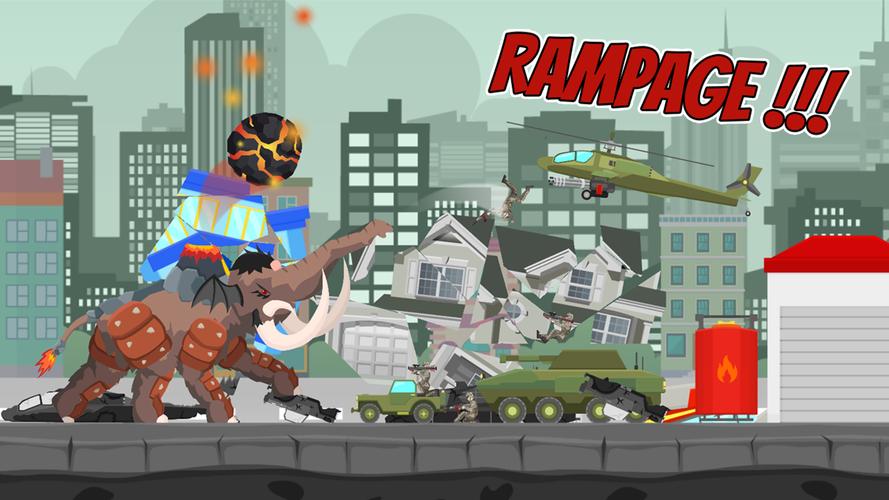 Hybrid Mammoth: City Rampage应用截图第4张