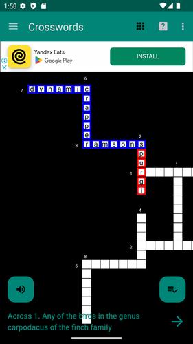 Crosswords Capture d'écran 1