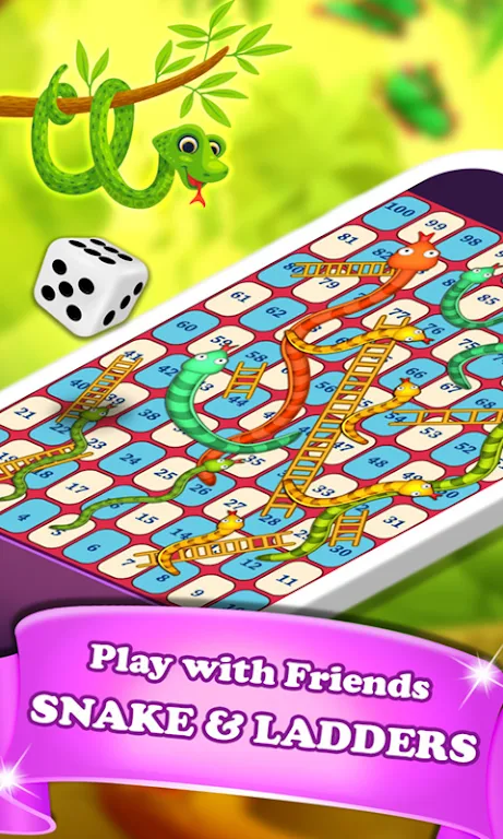 Snakes and Ladders Dice Game 스크린샷 2