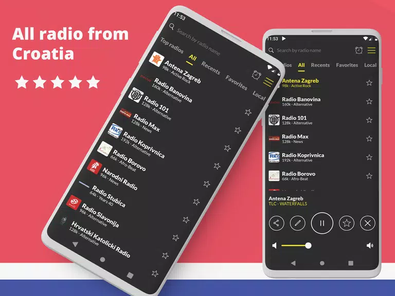 Radio Croacia FM en línea Captura de pantalla 1