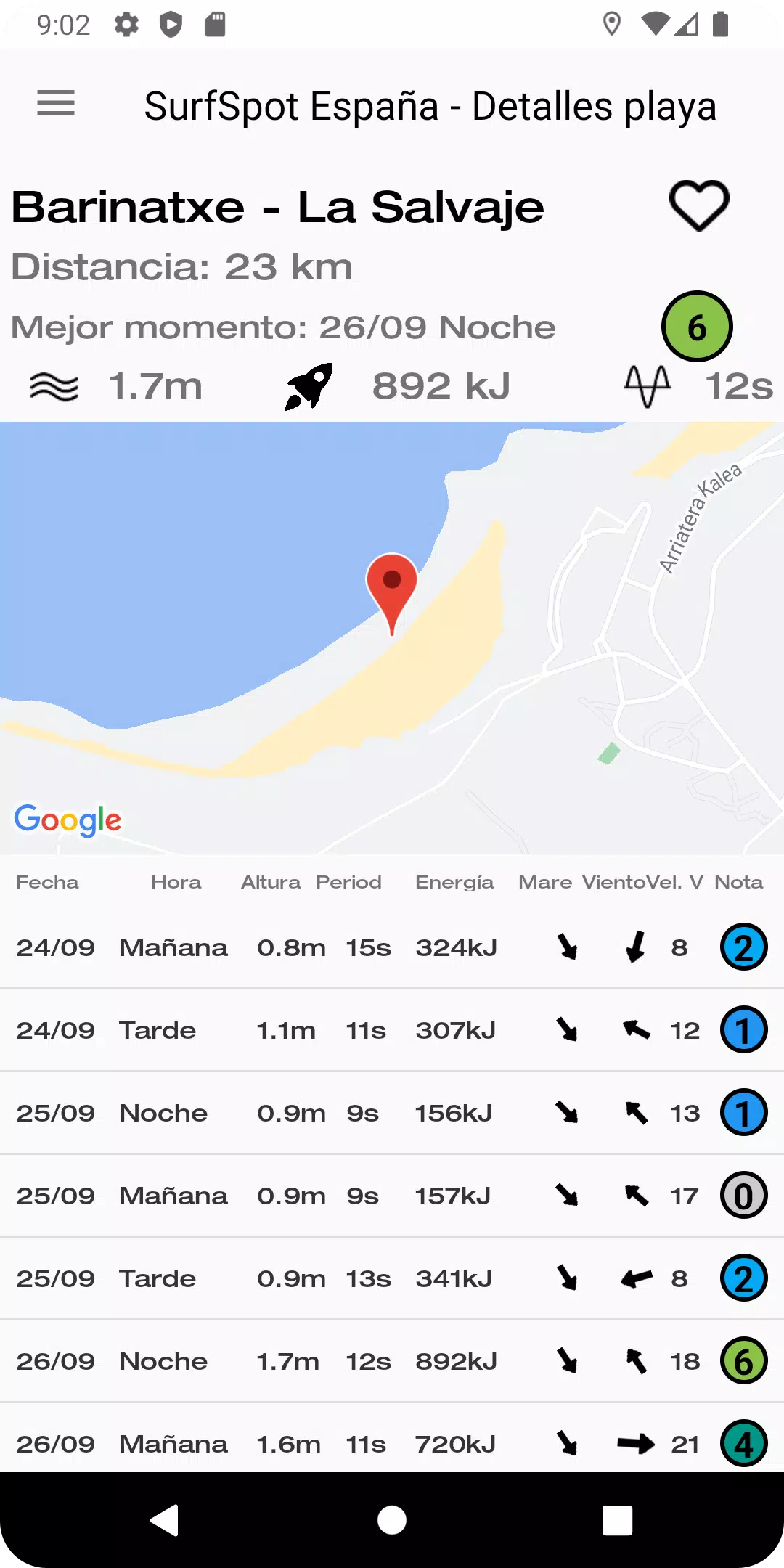 Surf Report スクリーンショット 3