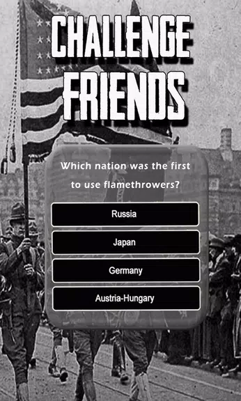 WW1 History Knowledge Quiz Screenshot 2