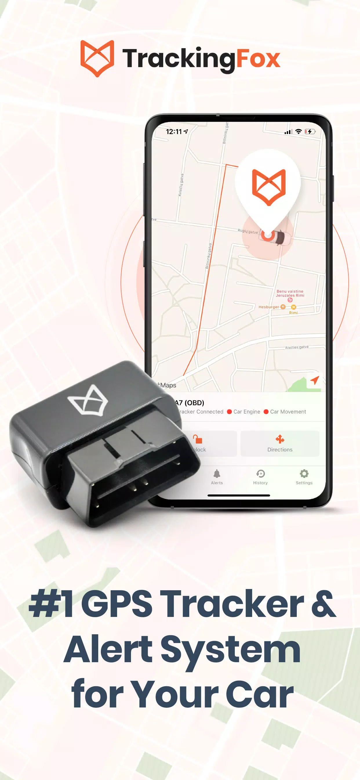 TrackingFox Car GPS Tracker Captura de pantalla 1