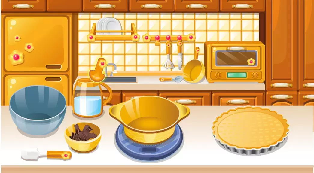 girls cooking games chocolate Captura de pantalla 3