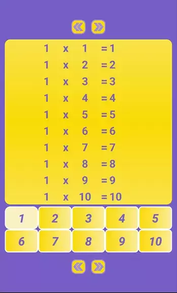 Multiplication Table: Math Captura de pantalla 1