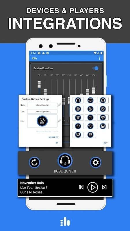 Equalizer & Bass Booster - XEQ स्क्रीनशॉट 3