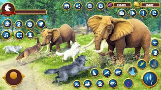 Virtual Wild Wolf Family Sim स्क्रीनशॉट 3