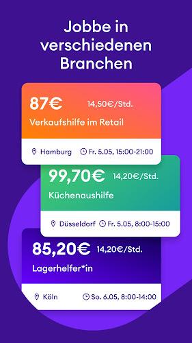 Zenjob - Flexible Nebenjobs應用截圖第3張