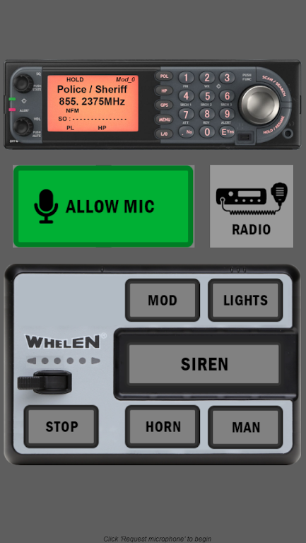 USA Siren Radio Sound Effects Captura de tela 2