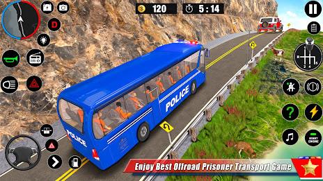 Police Bus Simulator Bus Games Captura de tela 3