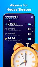 Alarm Clock - Alarm Smart App スクリーンショット 1