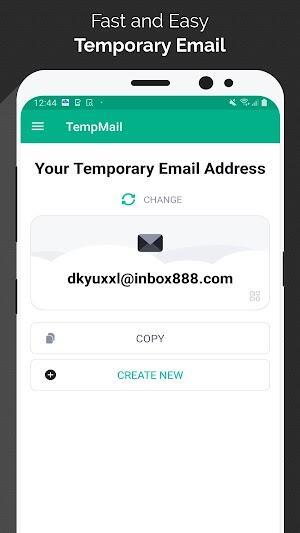 Temp Mail Mod 스크린샷 1