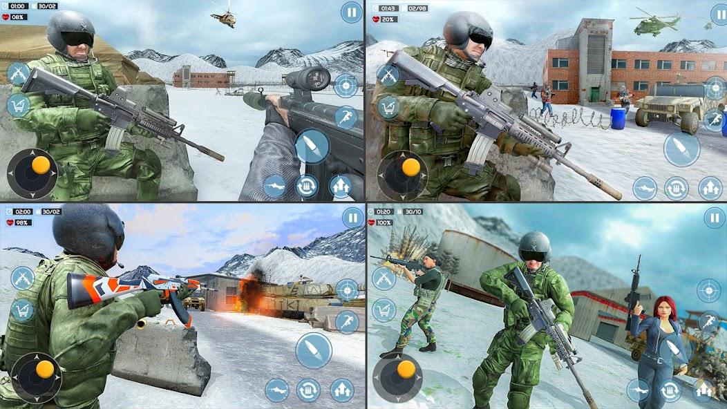 Modern Commando 3D: Army Games Capture d'écran 2