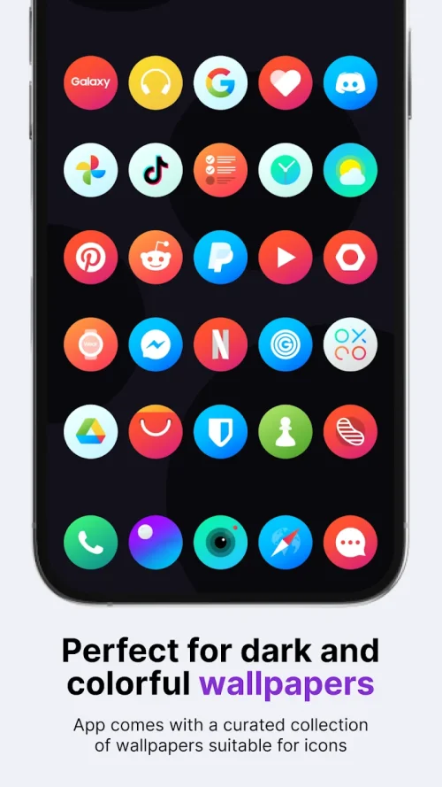 Hera Icon Pack: Circle Icons Captura de pantalla 2