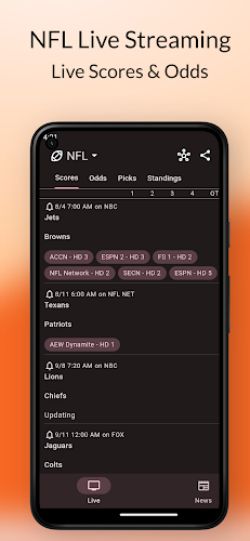 Dofu - NFL Live Streaming Capture d'écran 3