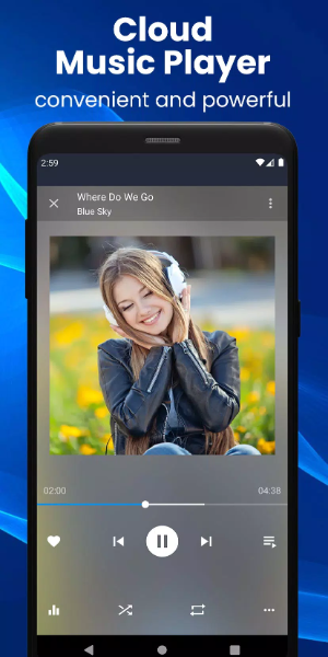 音楽プレイヤーCloudBeats Music Player スクリーンショット 1