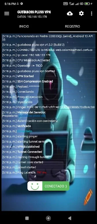 gustaboss pluss vpn Captura de tela 2