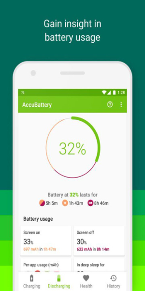 Accu​Battery - Akku & Batterie Screenshot 2