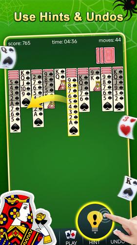 Spider Solitaire 스크린샷 4
