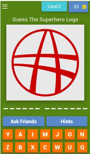 Superhero Logo Quiz Capture d'écran 3