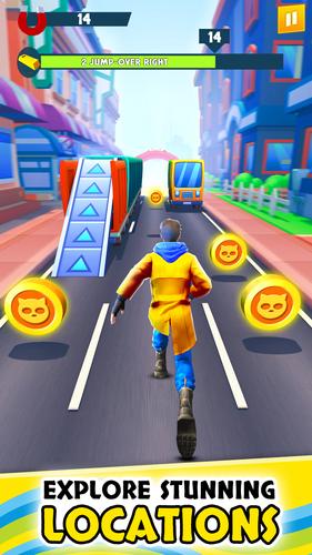 Subway Runner Game स्क्रीनशॉट 1