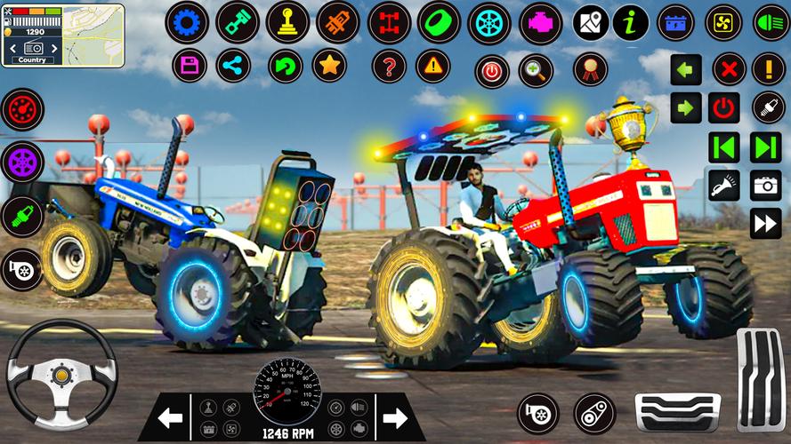 Indian Tractor Tochan Game 3d應用截圖第3張