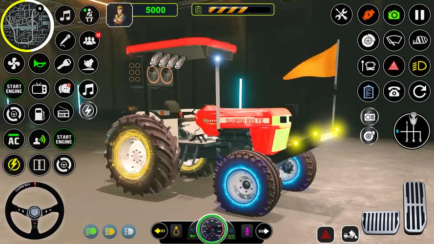 Indian Tractor Tochan Game 3d應用截圖第4張