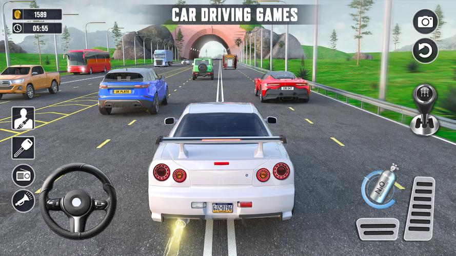 Real Highway Car Racing Games Captura de tela 1