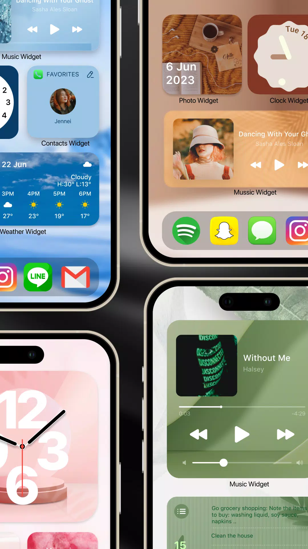 Laka Widgets: Widget OS 18 Captura de tela 2